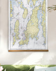 Newport, RI & Jamestown Chart Scroll