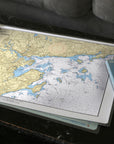 Salem & Marblehead Harbors Vintage Chart Placemat