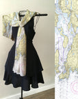 Newport, RI Nautical chart Scarf