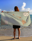 Hawaiian Islands vintage map - Quick Dry Towel