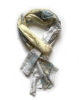 Buzzards bay chart scarf with vintage nautical map print