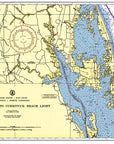 Currituck, North Carolina Chart Placemat