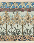 Art Nouveau inspired scarf showcasing a classic decorative panel illustration