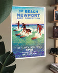 Vintage Surf Competition Poster