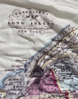 Long Island, NY Vintage Map Scarf