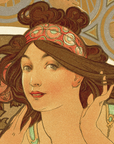 Alphonse Mucha's 'Music' Blanket