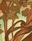 Alphonse Mucha's 'Music' Blanket