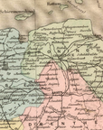 Netherlands (Holland) Vintage Antique Map Blanket (c. 1892) – Historic Dutch Map Throw