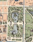Boston public garden close up