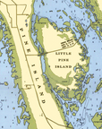 Sanibel Island, FL Nautical Chart Blanket