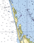 Sanibel Island, FL Nautical Chart Blanket
