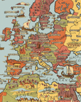 Illustrated World Map Baby Blanket - by Ernest Dudley Chase - Super Soft