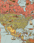 Illustrated World Map Baby Blanket - by Ernest Dudley Chase - Super Soft