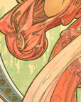 Alphonse Mucha's 'Dance' Canvas Wall Scroll - Maritime Tribes USAWALL ART
