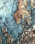 Arctic Circle, Vintage Map Scarf - Maritime Tribes USAScarf