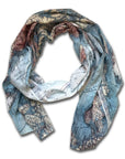 Arctic Circle, Vintage Map Scarf - Maritime Tribes USAScarf