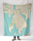 Bristol Warren Modern Wave Blanket - Maritime Tribes USABlanket