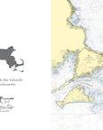 Cape Cod & The Islands, MA Chart Notecard, Pack of 24 Notecards - Maritime Tribes USANotecard