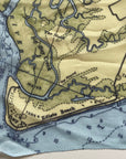 Charleston, SC Nautical Chart Scarf - Maritime Tribes USAScarf