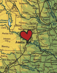"Connected by Love" : ) Map Blanket - Maritime Tribes USA