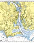 Connecticut River Chart Placemat - Maritime Tribes USALaminated Placemat