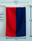 E (Echo) Nautical Signal Flag – Traditional Maritime Code Flag - Maritime Tribes USASignal Flag