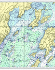 Falmouth, Maine Chart Placemat - Maritime Tribes USALaminated Placemat