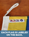 G (Golf) Nautical Signal Flag – Traditional Maritime Code Flag - Maritime Tribes USASignal Flag