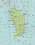 Guadeloupe to St. Lucia Nautical Chart Wall Scroll - Maritime Tribes USA