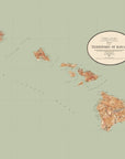 Hawaiian Islands vintage map - Quick Dry Towel - Maritime Tribes USATowel