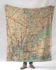 Hudson River 1891 Antique Blanket - Maritime Tribes USABlanket