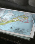 Imray's Bermuda Nautical Chart Placemats - set of 4 - Maritime Tribes USA