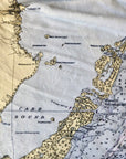Key Largo, FL Nautical Chart Blanket - Maritime Tribes USABlanket