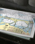 Key Largo, Florida Nautical Chart Placemat - Maritime Tribes USALaminated Placemat