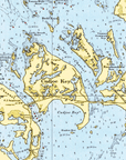 Key West, FL Nautical Chart Blanket - Maritime Tribes USABlanket