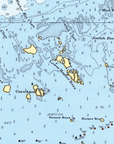 Key West, FL Nautical Chart Blanket - Maritime Tribes USABlanket