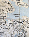 Lake Arrowhead, CA topo map Blanket - Maritime Tribes USABlanket