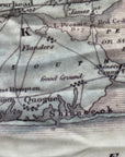 Long Island, NY Vintage Map Scarf - Maritime Tribes USAScarf