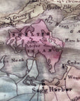 Long Island, NY Vintage Map Scarf - Maritime Tribes USAScarf