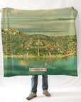 Madison, WI Historical Map Blanket - Maritime Tribes USABlanket