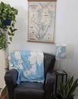 Personalized Map Blanket - Maritime Tribes USA