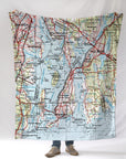Providence, Narragansett Bay, RI Blanket - Maritime Tribes USABlanket