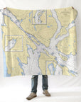 Revillagigedo Channel, Ketchikan, AK Detailed chart Blanket - Maritime Tribes USABlanket