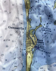 Sanibel Island to Boca Grande, FL Nautical Map Scarf - Maritime Tribes USAScarf
