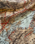 Vintage Map of Japan, c. 1905 Scarf - Maritime Tribes USAScarf