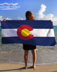 Colorado State Flag Quick Dry Towel - Maritime Tribes USATowel