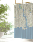 CT Riverview Shower Curtain - Maritime Tribes USAShower Curtain