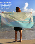 Emerald Isle Modern wave Quick Dry Towel - Maritime Tribes USATowel