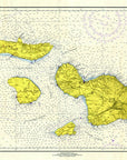 Maui, HI Nautical Chart Scroll - Maritime Tribes USAScroll