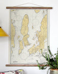 Newport, RI Harbor Chart Scroll - Maritime Tribes USAScroll